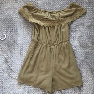Olive Green Romper